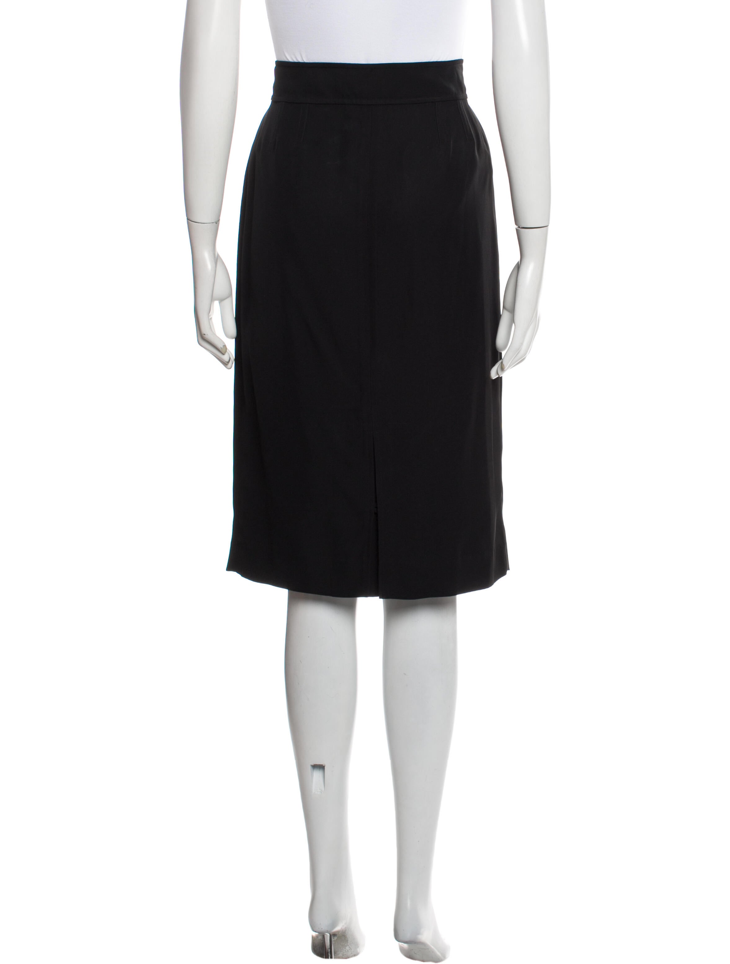 Yves Saint Laurent Rive Gauche Vintage Knee-Length Skirt